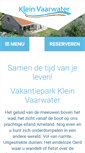 Mobile Screenshot of kleinvaarwater-ameland.nl